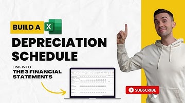 Depreciation Schedule | How to Calculate & Link into 3 Financial Statements