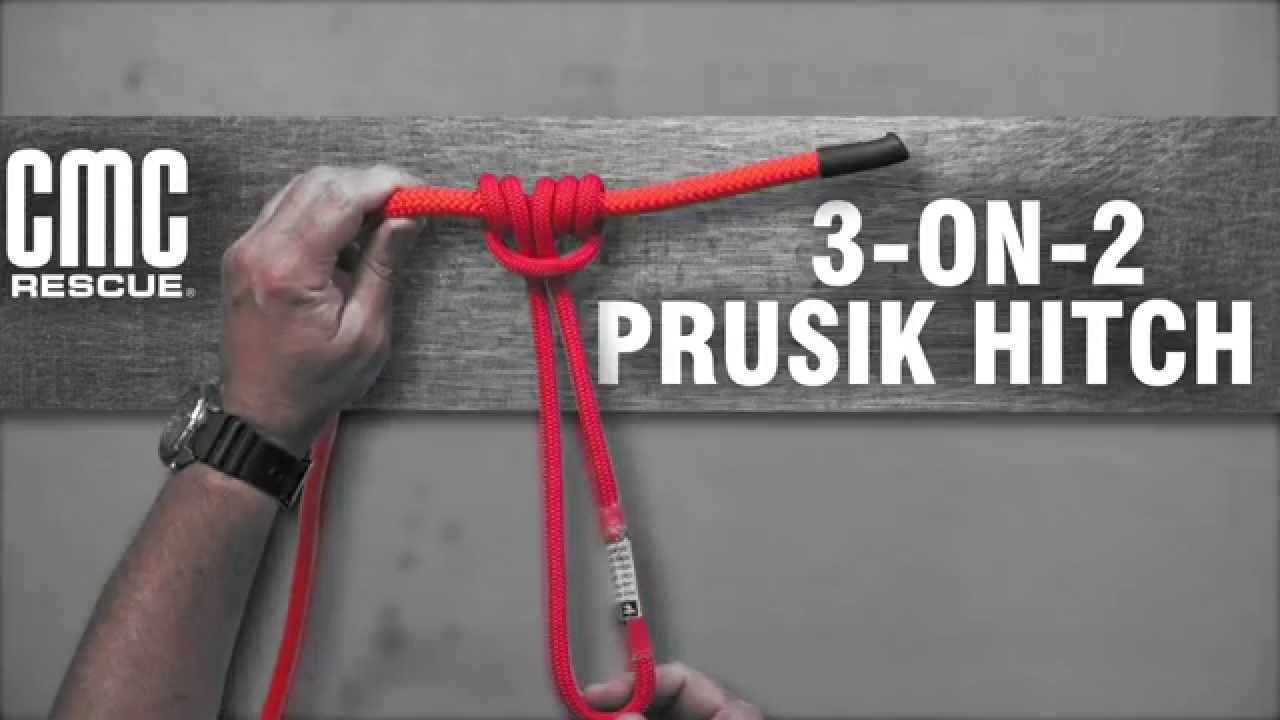 Learn How to Tie a 3on2 Prusik Hitch CMC YouTube