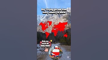 Day 1 trying get sub from every country in world #shorts #short #mapping #mapper #map #geography