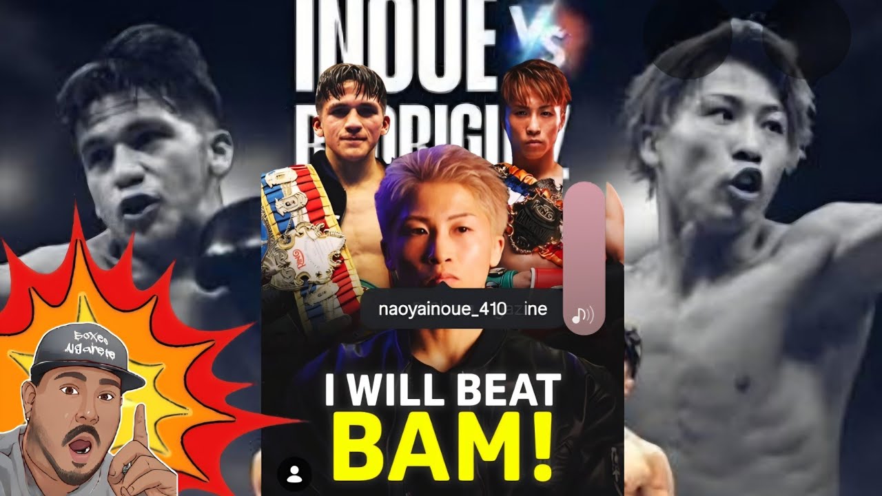Inoue Says He Will Beat Bam Rodriguez If They Meet - YouTube