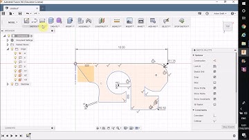 How to use Fusion360   Basic Sketching Skills
