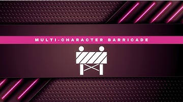 YoomTrack: Multi-Character Interaction At Barricade