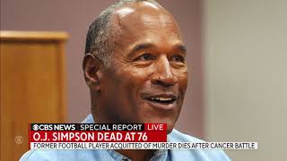 OJ Simpson dead at 76 after cancer battle