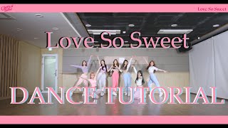 Cherry Bullet - 'Love So Sweet' Dance Practice Mirror Tutorial (SLOWED)