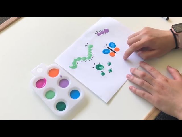 EASY FINGER PAINTING IDEAS / FINGERPRINT IDEAS 