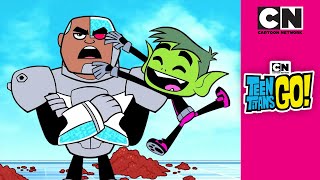 Food Fight! | Teen Titans GO! | @cartoonnetworkuk