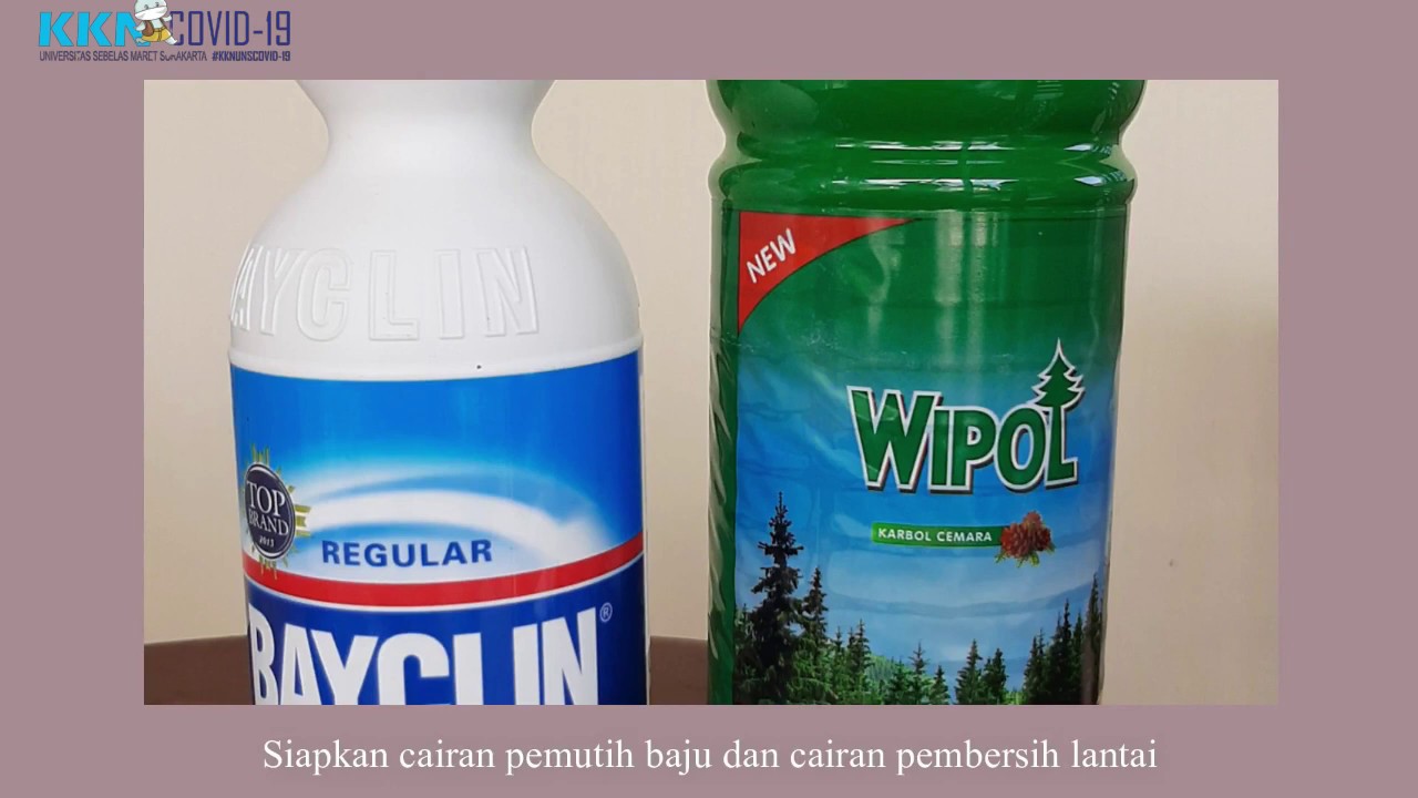 Cara Pembuatan Cairan Disinfetan Menggunakan Cairan 