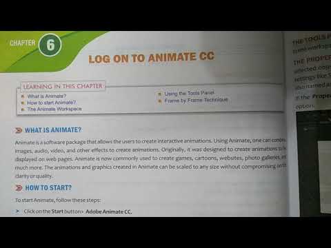 6TH COMPUTER CH-6 LOG ON TO ANIMATE  CC PART-1