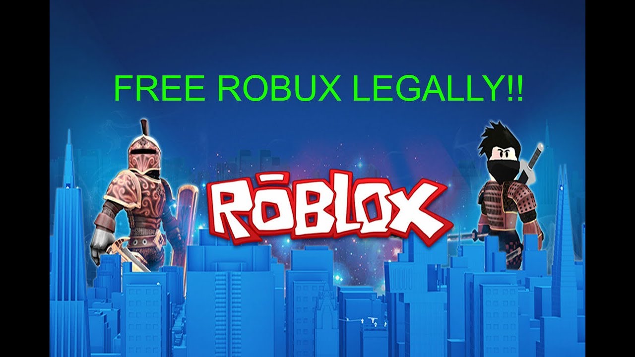 get free robux legally