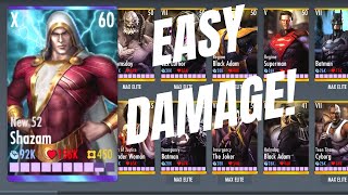 New 52 Shazam is UNDERRATED! Injustice Gods Among Us 3.2! iOS/Android!