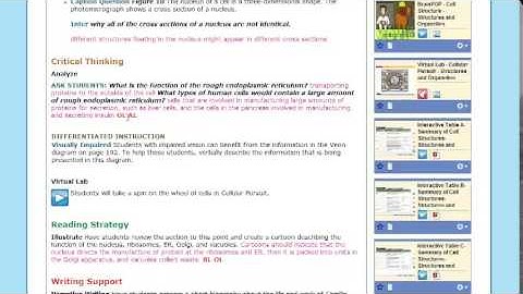 ConnectEd tutorial: How to use Plan and Present Tools (Glencoe High School Science)