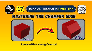 Rhino 3D: Mastering Chamfer Edge - Urdu Tutorial