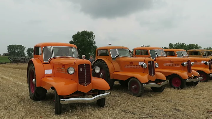 Line-Up of Minneapolis-Moline UDLX, R and UTX Tractors