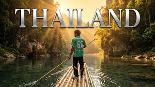 Bamboo Rafting Down a River in Thailand 🇹🇭
