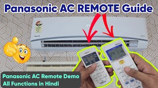 Panasonic AC Remote Guide || Panasonic AC 2024 Remote Functions || Remote Demo Panasonic AC 2024