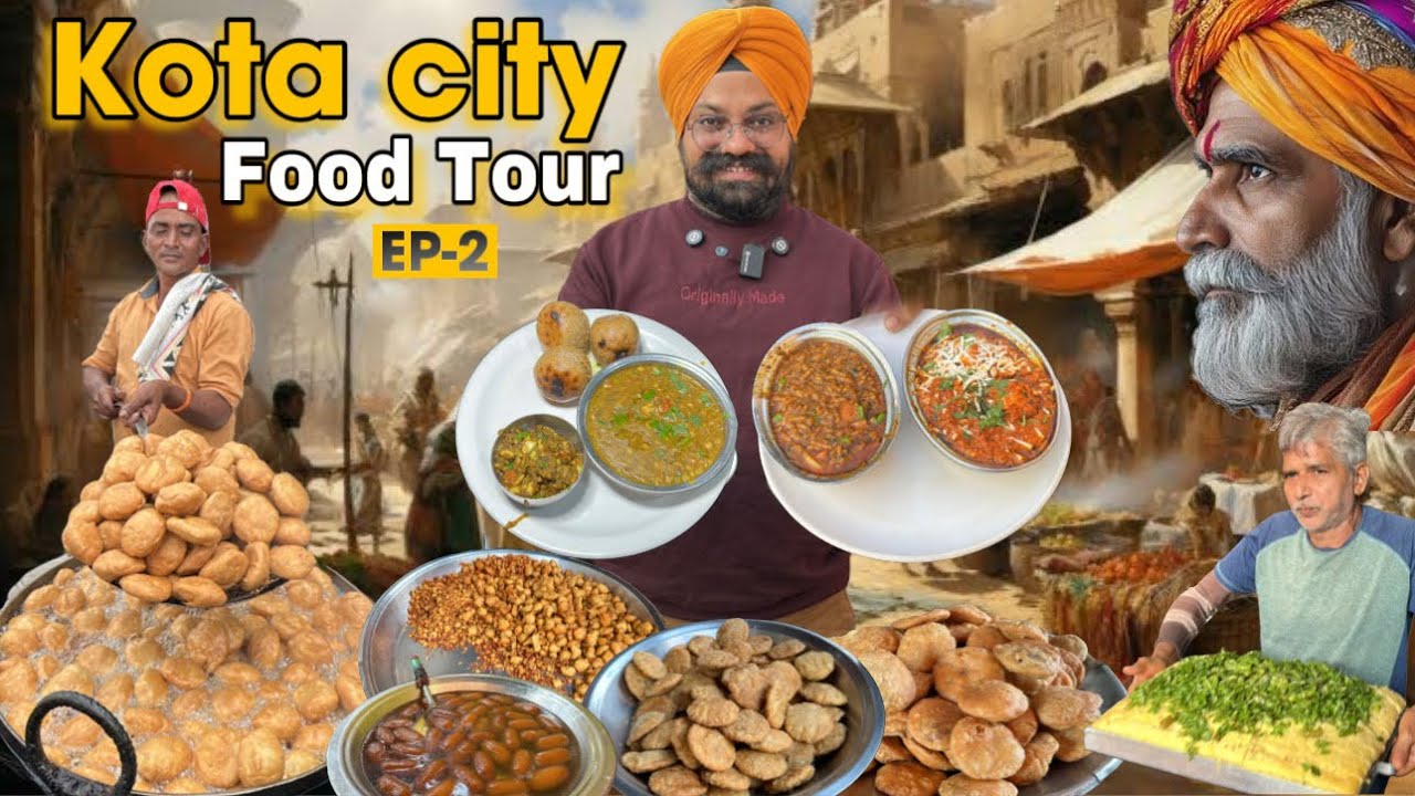 Famous street food in Kota , Rajasthan Episode - 2 | Kachori , Dhaba Food , Biryani , Dosa , Soda