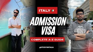 Admission To Visa Full Process Explained For Italy 2026 Study In Italy Az Complete Guide