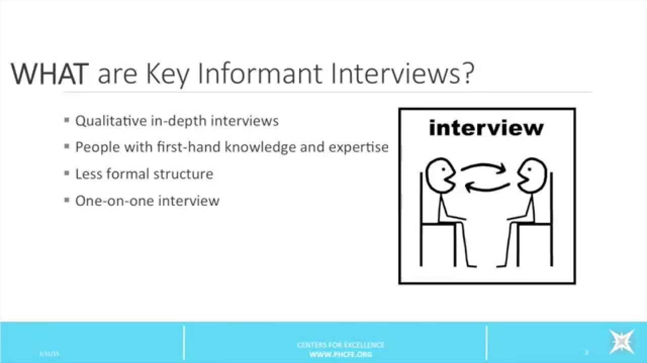 key informant interview in qualitative research
