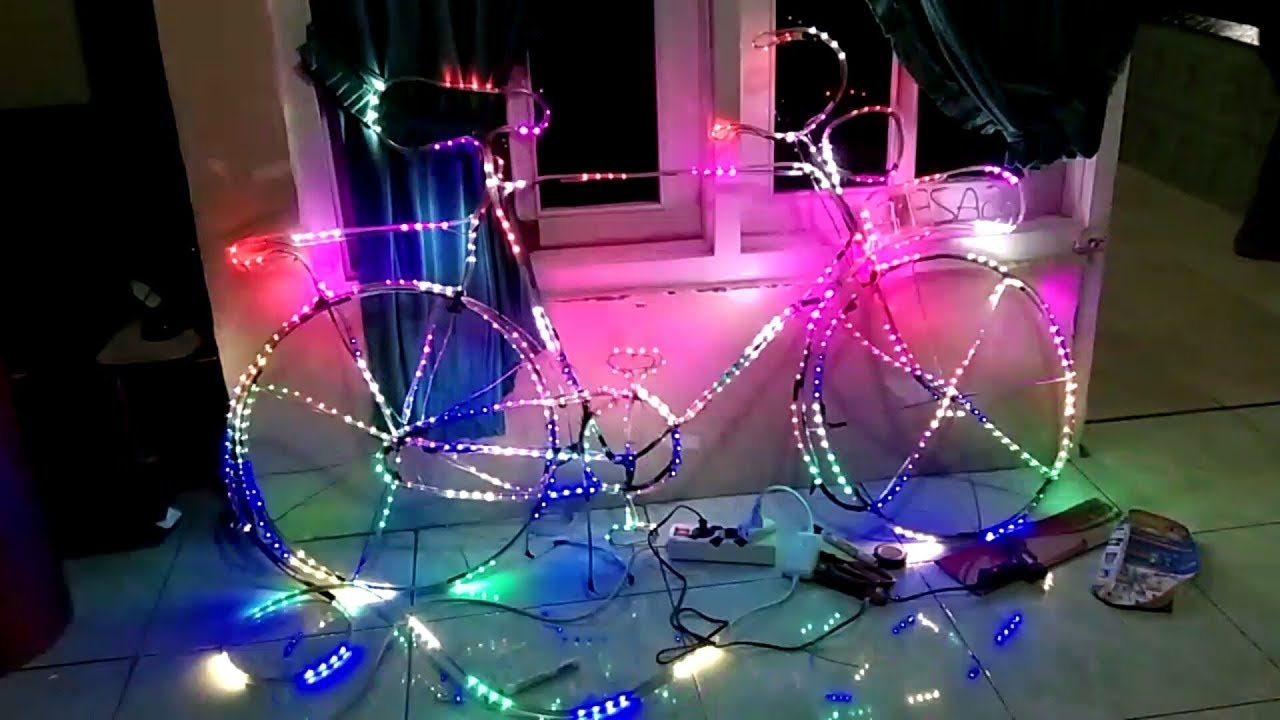 Cara Membuat Lampu  Hias  Sepeda  Klasik Dari Kawat YouTube