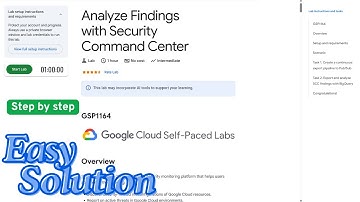 Analyze Findings with Security Command Center | #GSP1164 | #qwiklabs | #arcade | #solution