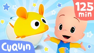Play dough animals! Learn the colours with Cuquin's surprise eggs | Educational videos for kids