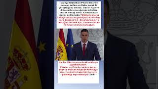 İran Saldirisina Uğrayan Üçüncü Ülkelere, İspanyadan Destek