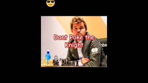 Dont Poke the Knight! #chess #shorts #short #trending