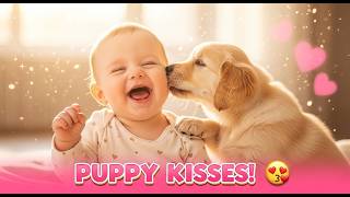 The Best Puppy Kisses 3D Animated Vedio For The Kid Kids Enjoying With Dog