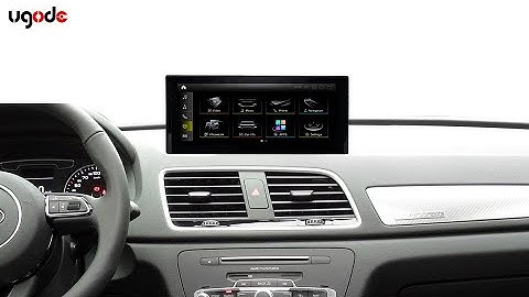 10.25" Android Screen Display Audi Q3 Apple CarPlay Navigation Head Unit Backup Camera