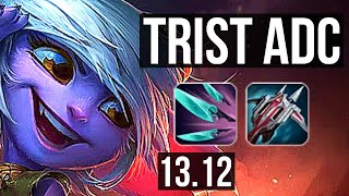 TRIST & Thresh vs ASHE & Rakan (ADC) | 13/0/6, Legendary, 1.4M mastery | KR Master | 13.12