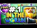 #1 IN THE WORLD! 7945 TROPHIES RG LADDER GAMEPLAY! - CLASH ROYALE