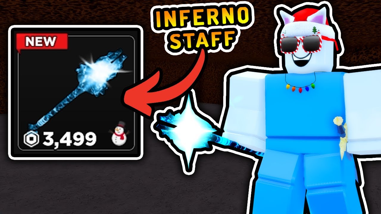 SHOWCASING THE INFERNO STAFF IN ROBLOX FLAG WARS! YouTube