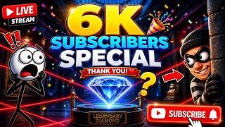 6K SUBSCRIBERS SPECIAL 🎉 🔴 LIVE: Thief Puzzle Gameplay | Funny Moments 😂 | Brain Teaser Challenge