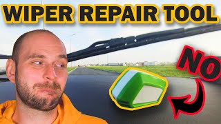 Black 1pcs Sunnyflowk Auto Car Vehicle Windshield Wiper Blade Refurbish Repair Tool Restorer Windshield Scratch Repair Kit Universal Cleaner 