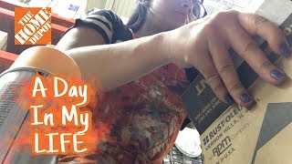 DAY IN MY LIFE: WORKING AT HOME DEPOT | UN DÍA EN MI TRABAJO!