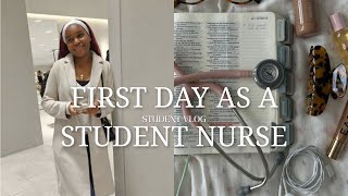 My First Day of Nursing School in the UK 🩺 | Student Nurse Induction Vlog| Day 1