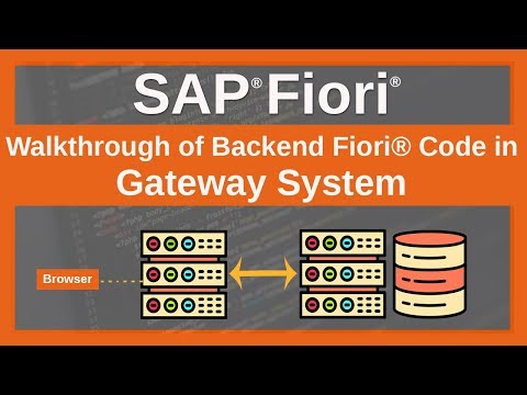 Fiori® Launchpad | SAP® Fiori® Services | Walkthrough of Backend Fiori® Code in Gateway System