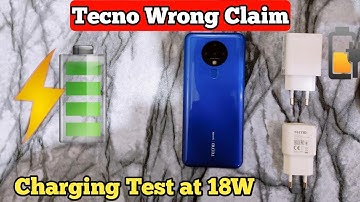 Spark 6 Charging Test - Tecno Claiming Wrong ZaidvsTech