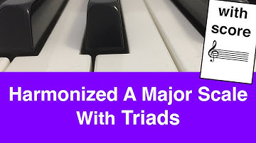 Learn To Harmonize A Major Scale On Piano: Easy Tutorial For Beginners | Music Simply Understood