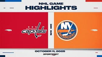 NHL Highlights | Capitals vs. Islanders - October 11, 2025
