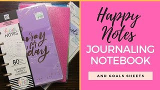 Happy Planner Happy Notes Journaling Notebook Flip Through