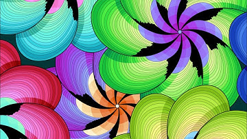 Colorful Pattern #zencolorapp #paintbynumbers #relaxing #coloring #video #mesmerizing #video
