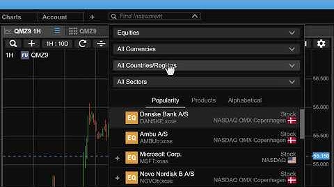 Performing an Advanced Search in ELANA Global Trader