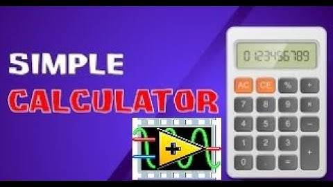 Simple Calculator in LabView #tutorial #labview #labview_master #programming