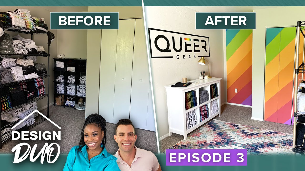 ‘Design Duo’ Episode 3: 'Queer Gear' Founders Redo Their Home Office