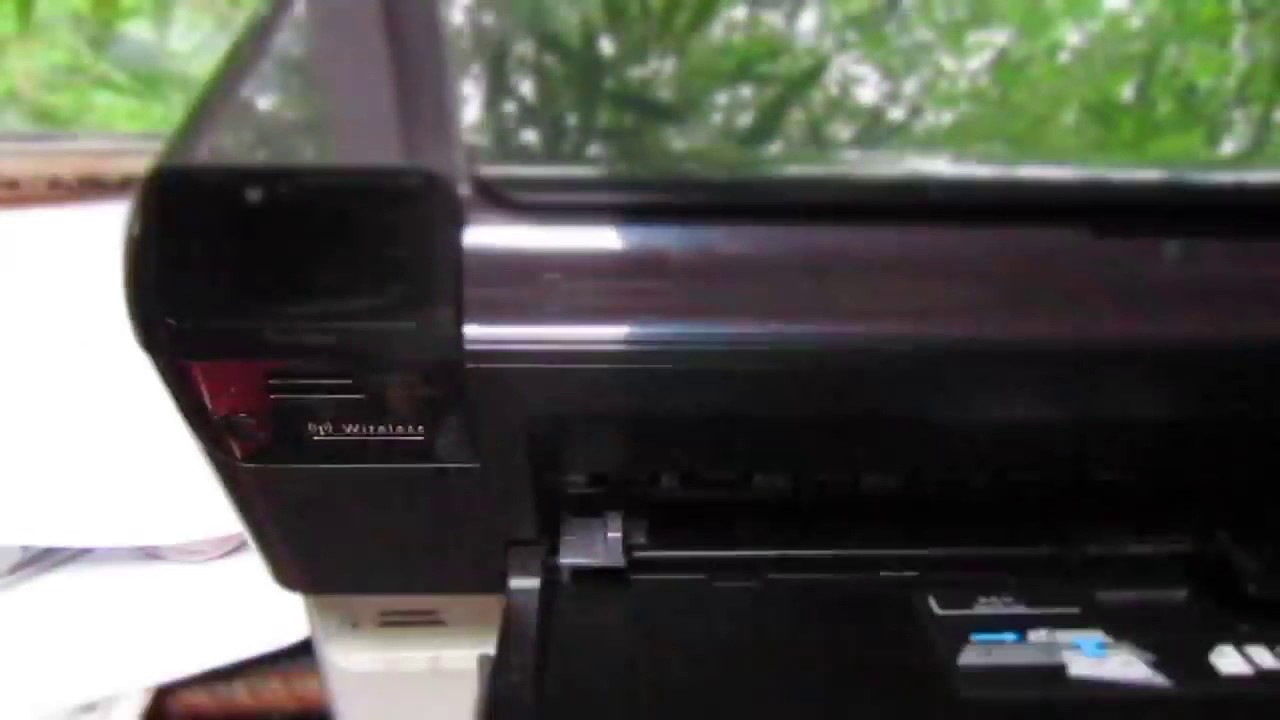 HP Photosmart C4780 All in One Printer out of paper error screw fix