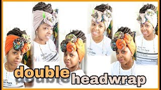 double headwrap style