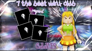 ┊ 7 the BEST Winx Club inspired games on Roblox ┊ @deceased_puppet  ┊ ┊