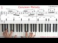 CERULEAN MELODY Very beautiful simple easy piano music Sheets ЛАЗУРНАЯ МЕЛОДИЯ на пианино ноты
