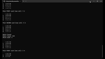 Flip Card Game in C++ |  First Semester Game Project – UET Lahore